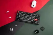 Lemokey P1 Pro Keychron Super Red Carbon Black (P1P-M1-UA) (UA)