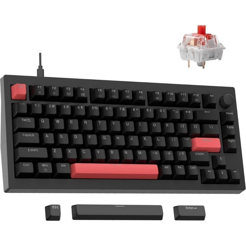 Lemokey X4 Keychron Red Black (X4-A1-UA) (UA)