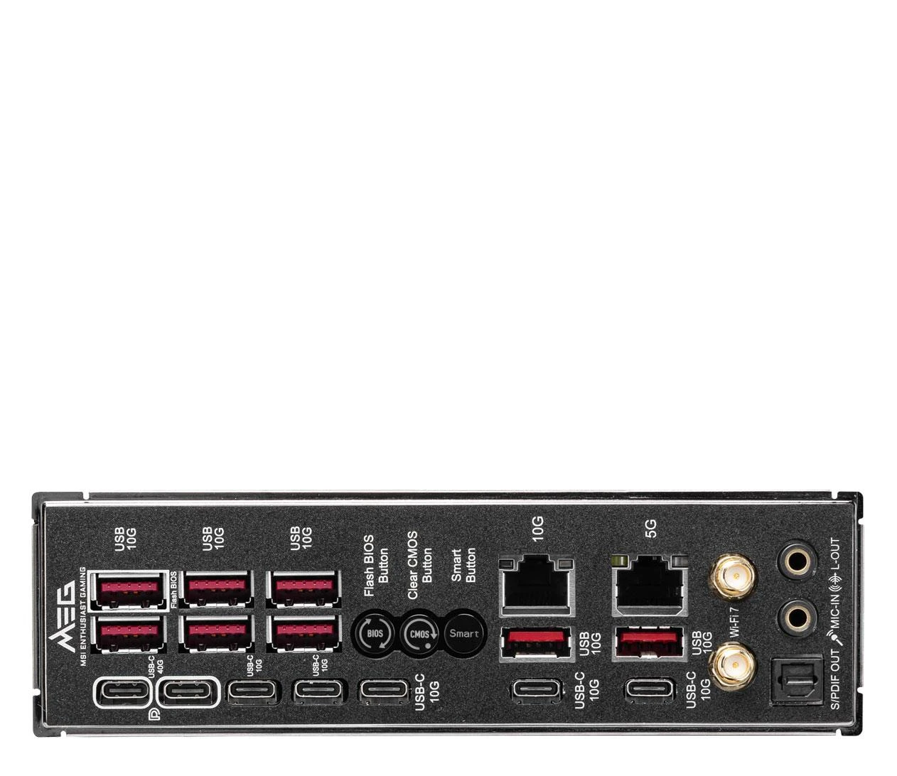 MSI MEG X870E GODLIKE EU Конструкція блоку живлення: 24+2+1;