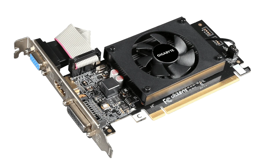 Gigabyte GeForce GT 710 2GB DDR3 (GV-N710D3-2GL) EU Відеокарта: GeForce GT 710; Пам'ять: 2