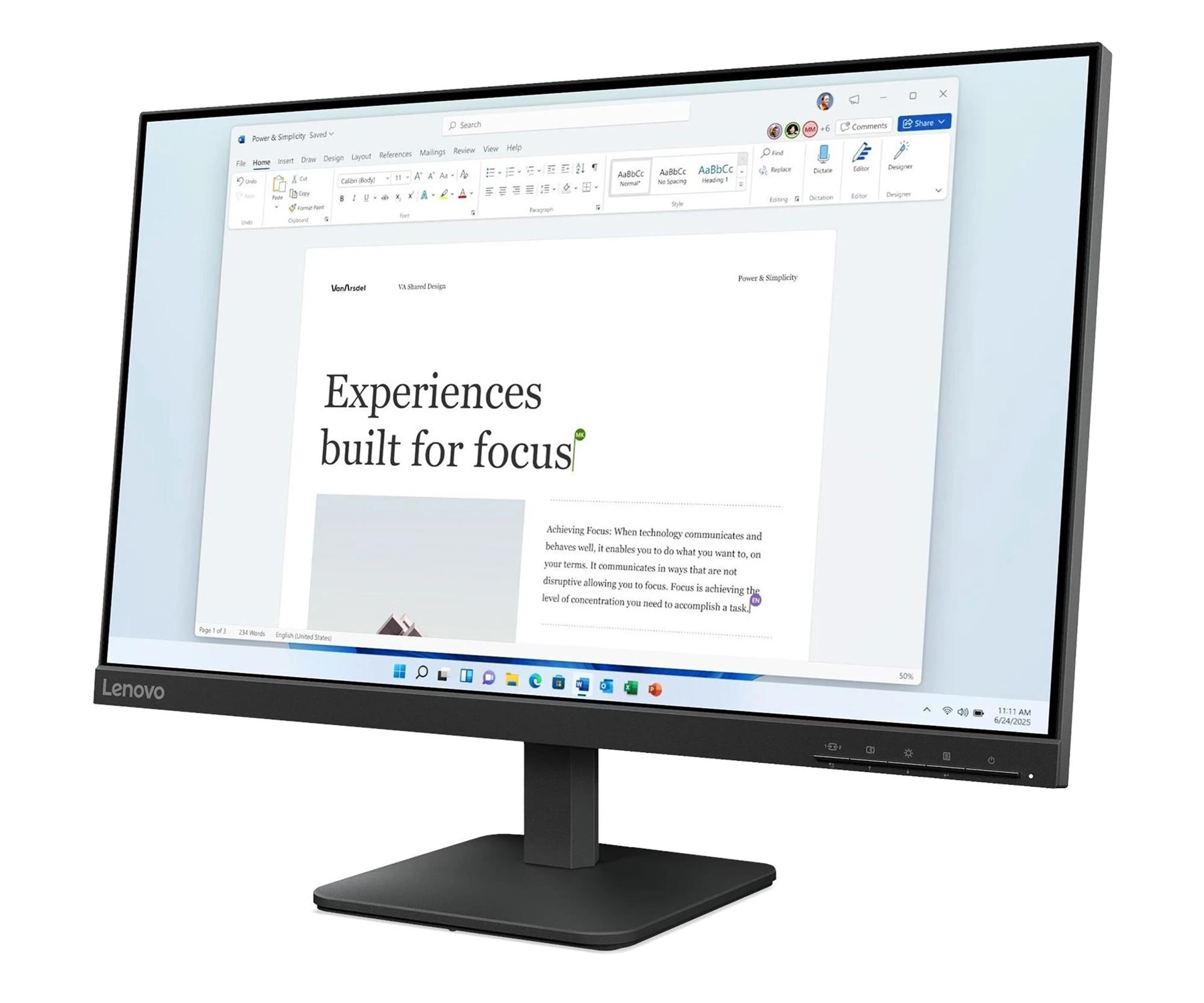 Lenovo L24-4e (68C2KAC1EU) EU Назначение продукта: Для дома и