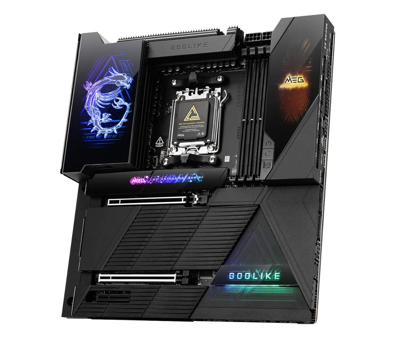 MSI MEG X870E GODLIKE EU Конструкція блоку живлення: 24+2+1;