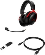 HyperX Cloud III Wireless Black/Red (77Z46AA) (EU)