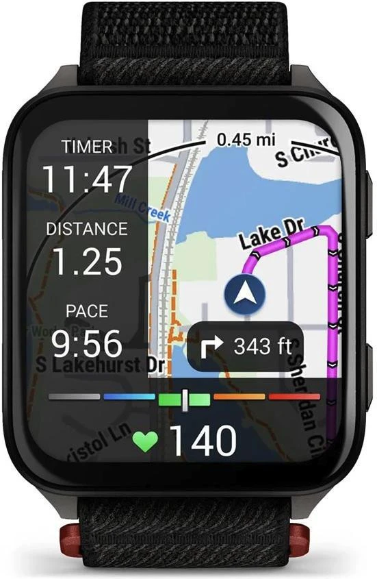 Смарт-годинники Garmin Venu X1 Black з чорною титановою задньою кришкою Slate та чорним комфортним нейлоновим ремінцем (010-02980-00/02) Бренд: Garmin; Лінійка: Venu X1; iOS: є;