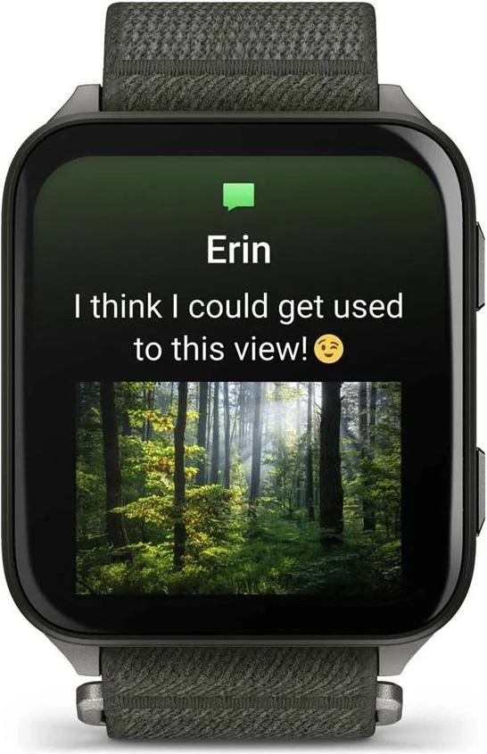 Смарт-часы Garmin Venu X1 Moss with Titanium Caseback and Moss ComfortFit Nylon Band (010-02980-01/03)