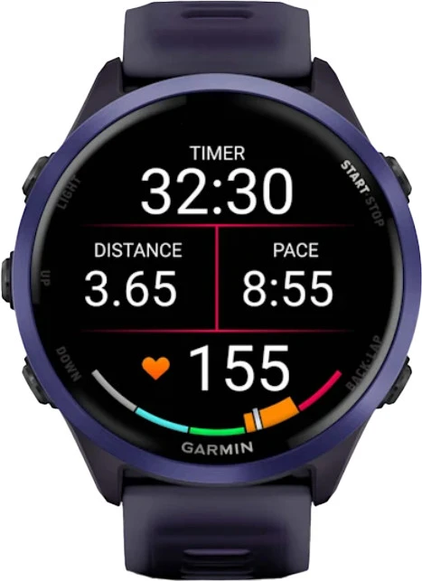 Garmin Forerunner 570 47mm Indigo Aluminium w. Translucent Imperial Purple/Indigo Band (010-02971-02/42)