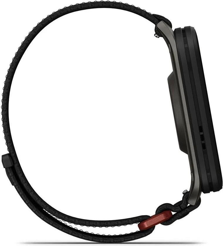 Смарт-часы Garmin Venu X1 Black with Slate Titanium Caseback and Black ComfortFit Nylon Band (010-02980-00/02)