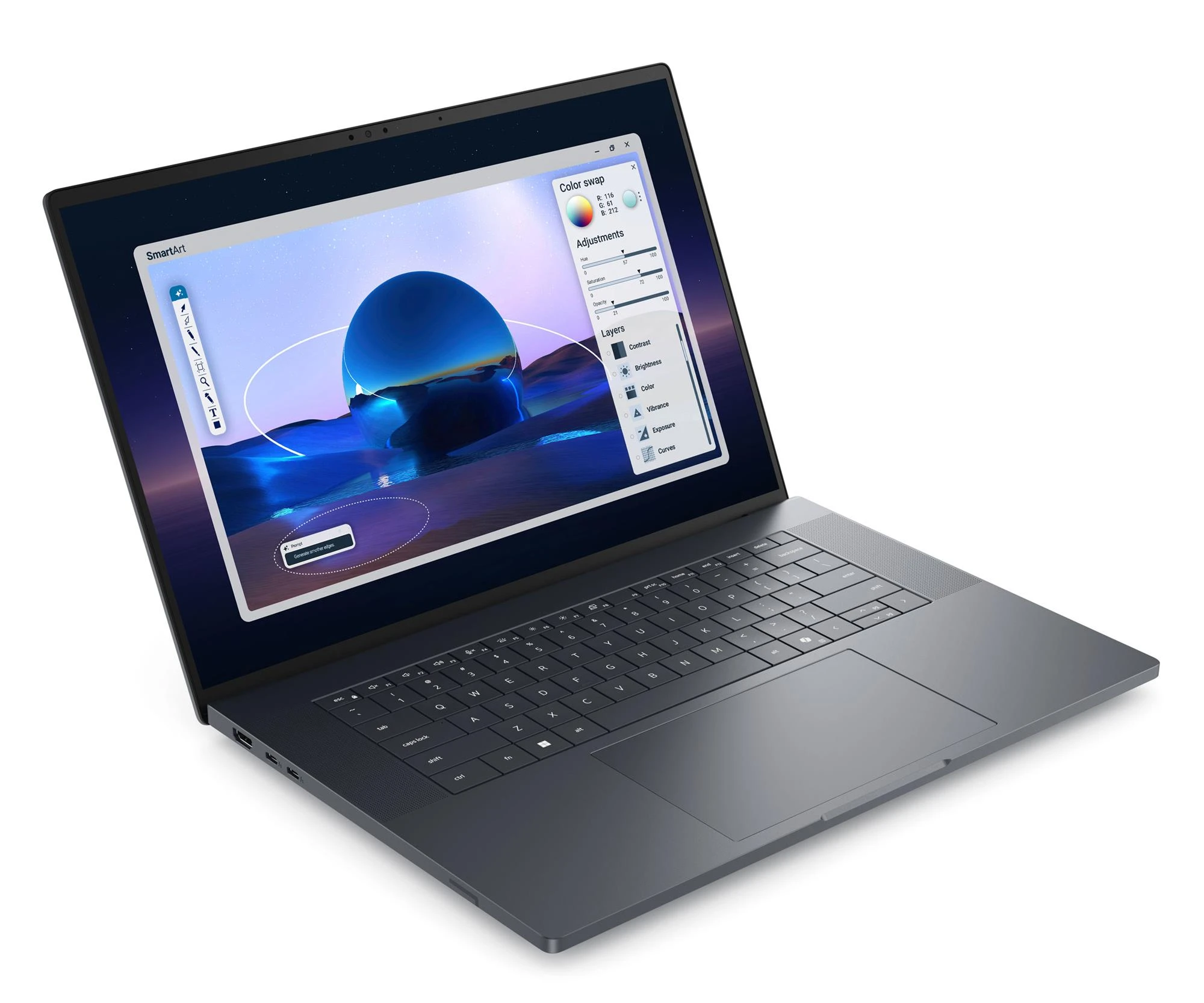 Dell Pro Max 16 Premium Ultra 7-265H/32GB/1TB/Win11P RTX PRO 2000 (BTO103_MA16250_EMEA) Процесор: Intel® Core™ Ultra 7 265H (16