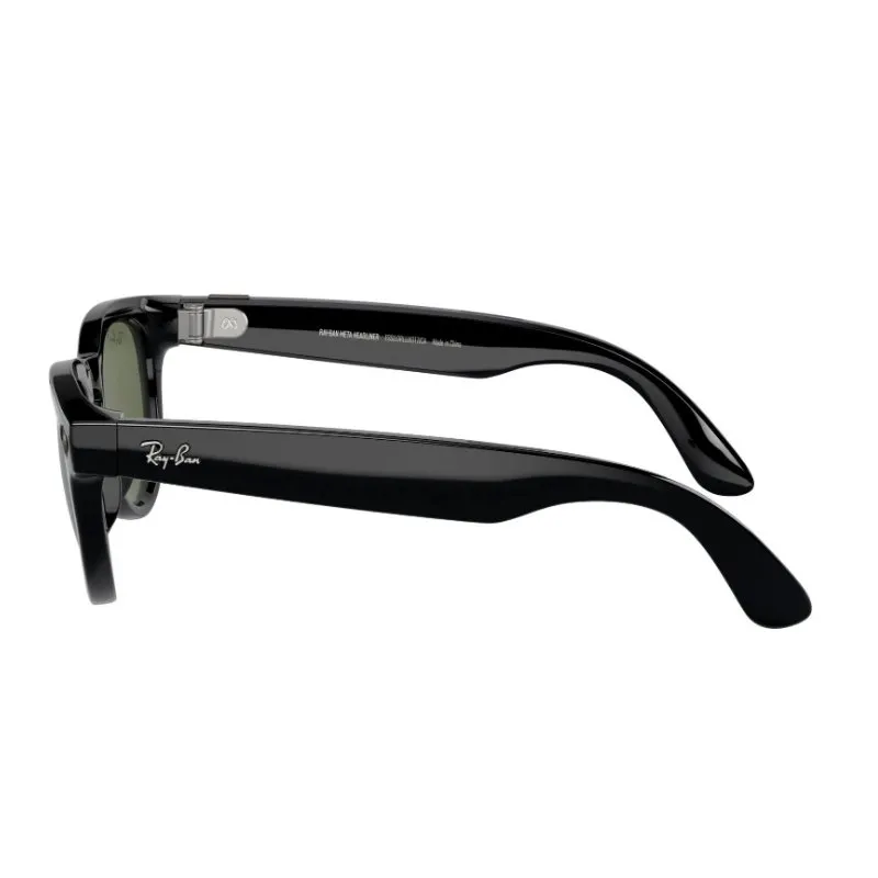 Ray-Ban Meta Headliner Shiny Black / G15 Green (RW4009F 601/7151 S51) Тип: Смарт-окуляри / Форма: