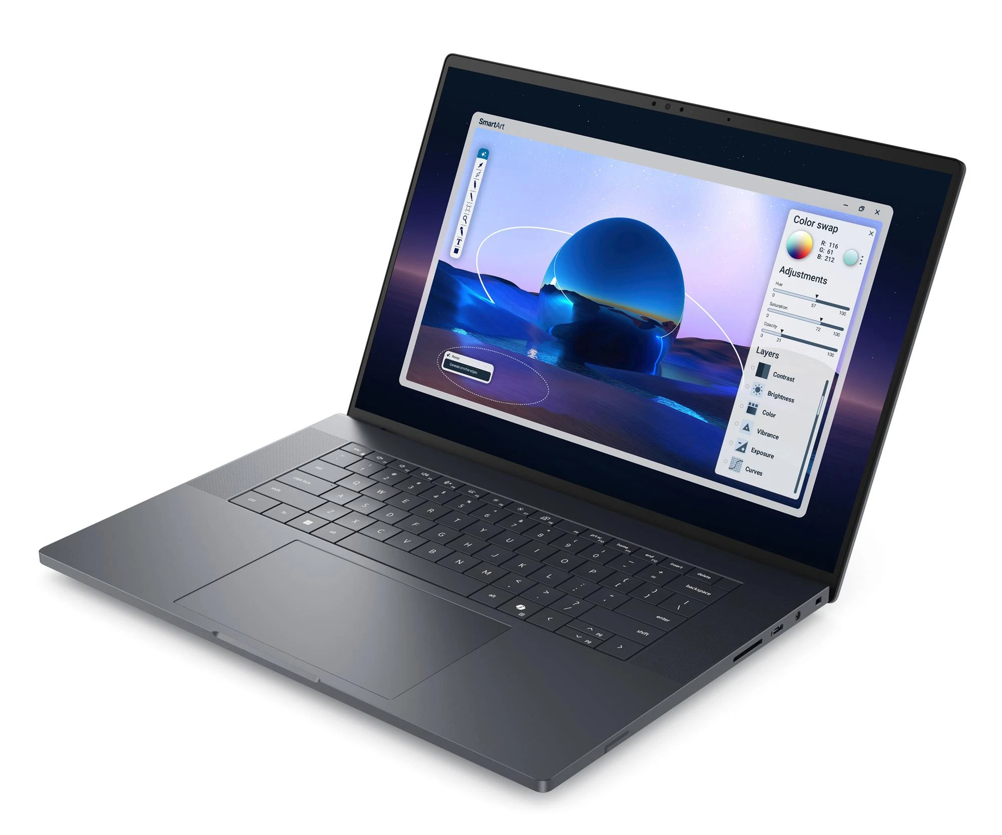 Dell Pro Max 16 Premium Ultra 9-285H/64GB/1TB/Win11P RTX PRO 2000 (BTO105_MA16250_EMEA) Процесор: Intel® Core™ Ultra 9 285H (16