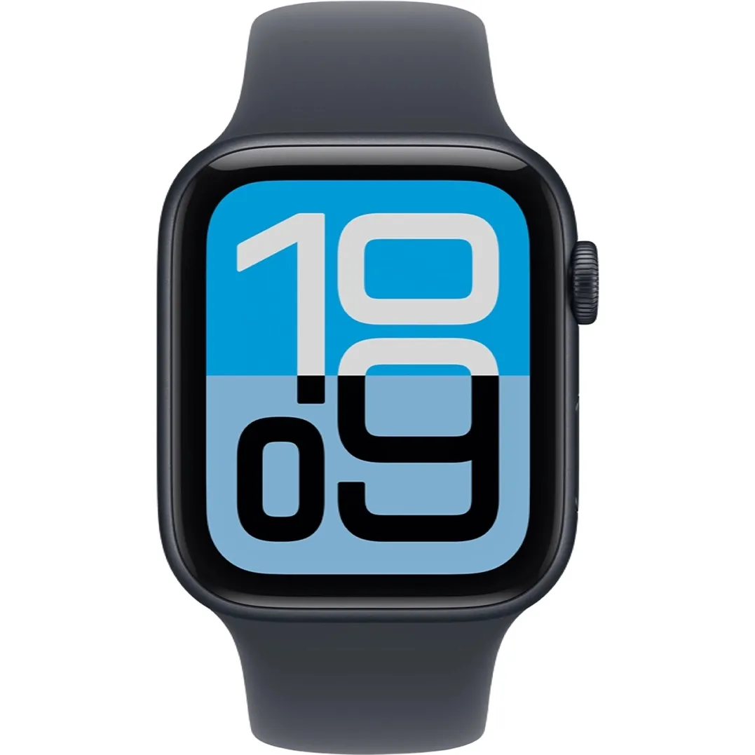 Apple Watch SE 3 GPS 44mm Midnight Alu. Case w. Midnight S. Band - M/L (MEHQ4) Бренд: Apple; Линейка: Watch SE 3; iOS: