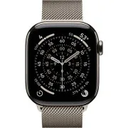 Apple Watch Series 11 GPS + Cellular 42mm Natural Tit. Case w. Natural Milanese Loop (MF8P4)