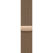 Apple Watch Series 11 GPS + Cellular 46mm Gold Tit. Case w. Gold Milanese Loop - S/M (MFD74)