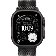 Apple Watch Ultra 3 GPS + Cellular 49mm Black Tit. Case w. Black Tit. Milanese Loop - Large (MF1T4)