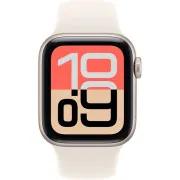 Apple Watch SE 3 GPS + Cellular 44mm Starlight Alu. Case w. Starlight S. Band - M/L (MEPF4)