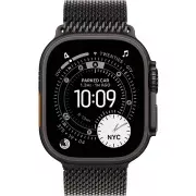 Apple Watch Ultra 3 GPS + Cellular 49mm Black Tit. Case w. Black Tit. Milanese Loop - Medium (MF1Q4)