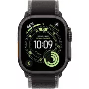 Apple Watch Ultra 3 GPS + Cellular 49mm Black Tit. Case w. Black/Charcoal Trail Loop - M/L (MF1H4)