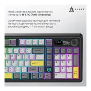 Ajazz AK980 Clear Sky Switch RGB Wireless/Bluetooth/USB Black (AK980-CS-BGY) (UA)