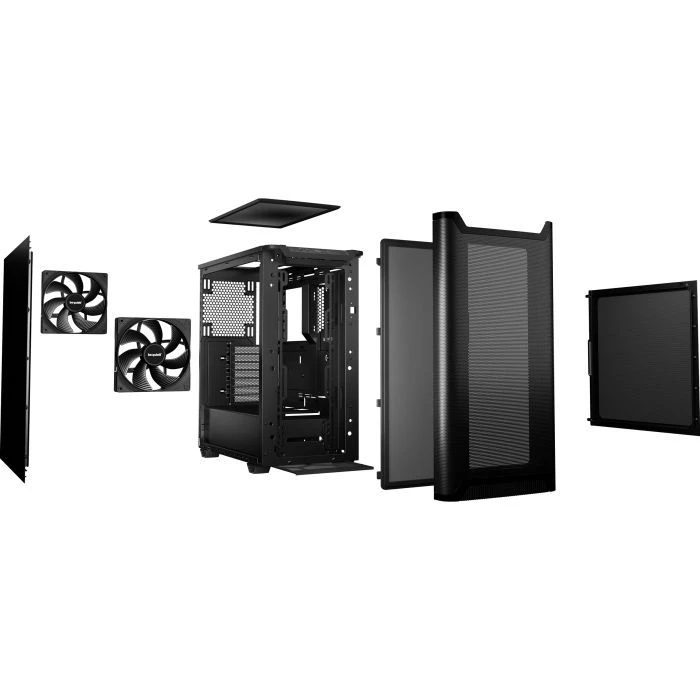 Будь тихо! PURE BASE 501 Airflow чорний (BG074) (UA)