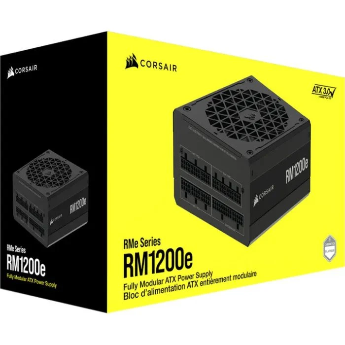 Corsair 1200W 2025 RMe Series, RM1200e (CP-9020258-EU) (UA) ; Стандарт БП: ATX; Потужність: 1200