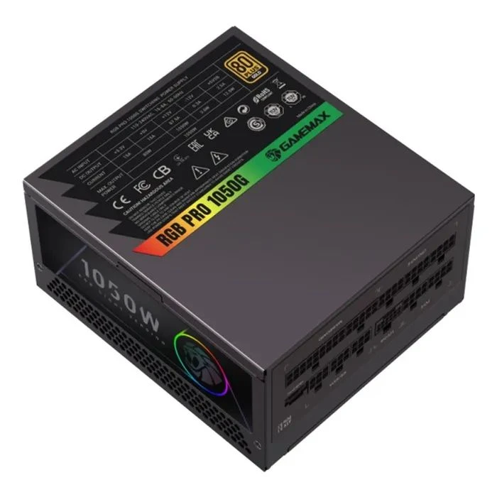 Gamemax 1050W (RGB PRO 1050G) (UA) ; Стандарт БП: ATX; Потужність: 1050