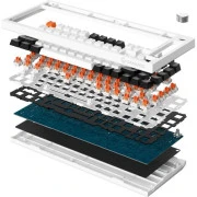 GamePro Asgard Valhalla MK160W Pro 75 RGB Wireless/Bluetooth/USB White (MK160W Pro) (UA)