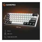 GamePro Genesis Infinity MK130BW Outemu Swithes USB White (MK130BW) (UA)