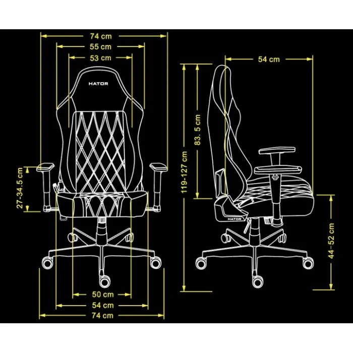 Hator Darkside 3L Fabric Grey (HTC3016L) (UA)