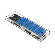Карман зовнішній Dynamode M.2 SSD NVMe/SATA combo ч-з USB3.2 GEN2 Type-C (DM-CAD-SSD09) (UA)