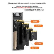 Карман зовнішній Dynamode M.2 SSD NVMe/SATA combo ч-з USB3.2 GEN2 Type-C (DM-CAD-SSD09) (UA)