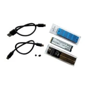 Карман зовнішній Dynamode M.2 SSD NVMe/SATA combo ч-з USB3.2 GEN2 Type-C (DM-CAD-SSD09) (UA)