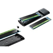 Карман внешний Sandberg SSD M.2, (NVMe) M-Key USB Type-C 3.2 (136-39) (UA)