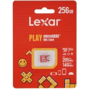 Lexar 256GB microSDXC class 10 UHS-I U3 V30 A2 Play (LMSPLAY256G-BNSNG) (UA)
