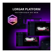 Lorgar KBP70TKLW Wireless TKL Mechanical Pro UA Black/Red (LRG-KBP70TKLW-BK-US) (UA)