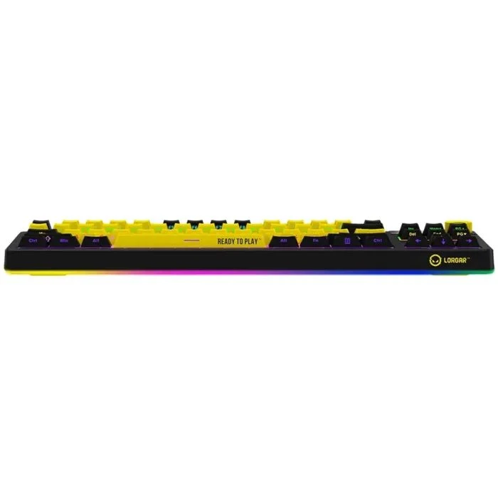 Lorgar KBP70TKLW Wireless TKL Mechanical Pro UA Black/Yellow (LRG-KBP70TKLW-YL-US) (UA) ; Призначення: для телевізора;