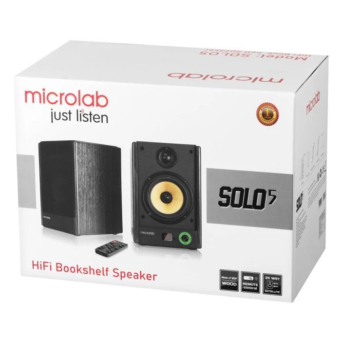 Microlab SOLO 5 90W Brown (SOLO-5BR) (UA) Потужність колонок, Вт: 90; Вага: 7