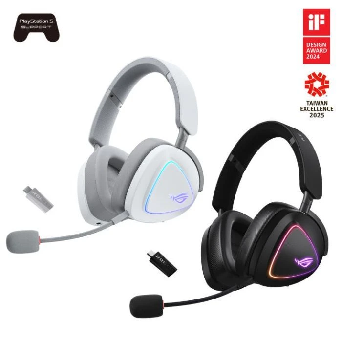 Наушники ASUS ROG Delta II White (90YH03W0-BHUA10) (UA) ; Назначение: для телефона, для