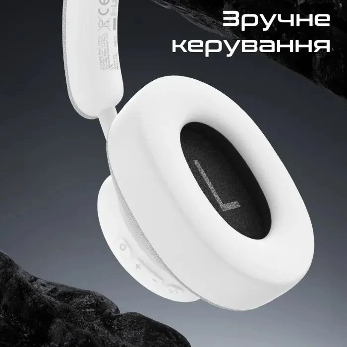 Навушники Promate Takt White (takt.white) (UA) ; Конструкція: накладні;