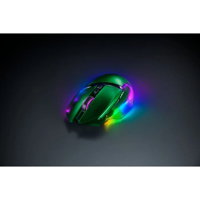 Razer Basilisk V3 Pro 35K Wireless/Bluetooth/USB Phantom Green (RZ01-05240300-R3G1) (UA) ; Назначение: для компьютера;