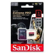 SanDisk 1 TB microSDXC UHS-I U3 Extreme Pro+SD Adapter (SDSQXCD-1T00-GN6MA) (UA)