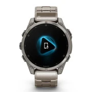 Смарт-годинники Garmin fenix 8 47mm, AMOLED, Saph, Ti/Bare/Graphite w/TiBand,Excl, GPS (010-02904-40) (UA)