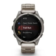 Смарт-годинники Garmin fenix 8 47mm, AMOLED, Saph, Ti/Bare/Graphite w/TiBand,Excl, GPS (010-02904-40) (UA)
