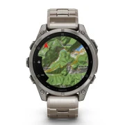 Смарт-годинники Garmin fenix 8 47mm, AMOLED, Saph, Ti/Bare/Graphite w/TiBand,Excl, GPS (010-02904-40) (UA)