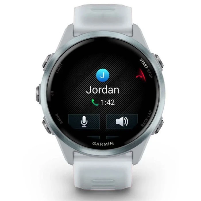Смарт-годинники Garmin Forerunner 570 - 42MM, Whitestone/Cloud Blue, GPS (010-02970-01) (UA)