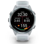 Смарт-годинники Garmin Forerunner 570 - 42MM, Whitestone/Cloud Blue, GPS (010-02970-01) (UA)