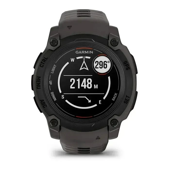 Смарт-часы Garmin Instinct E, 40 mm, Black Bezel with Charcoal Band, GPS (010-02932-00) (UA)