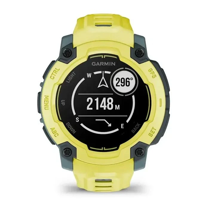 Смарт-годинники Garmin Instinct E, 45 мм, ElectricLimeBezel з ElectricLimeBand, GPS (010-02933-01) (UA)