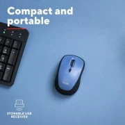 Trust Yvi+ Silent Wireless/Bluetooth Dark Blue (25514) (UA)