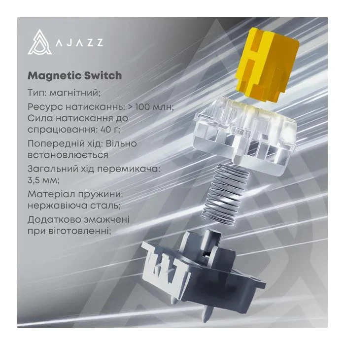 Ajazz AK820 MAX Flying Fish Switch RGB Wireless/Bluetooth/USB Beige (AK820MAX-FF-R) (UA)