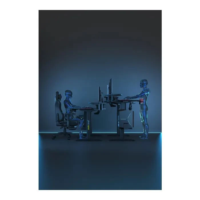 Anda Seat Shadow Warrior Black (AD-D-DD1-1600L-02-B) (UA) ; Особенности: led подсветка;